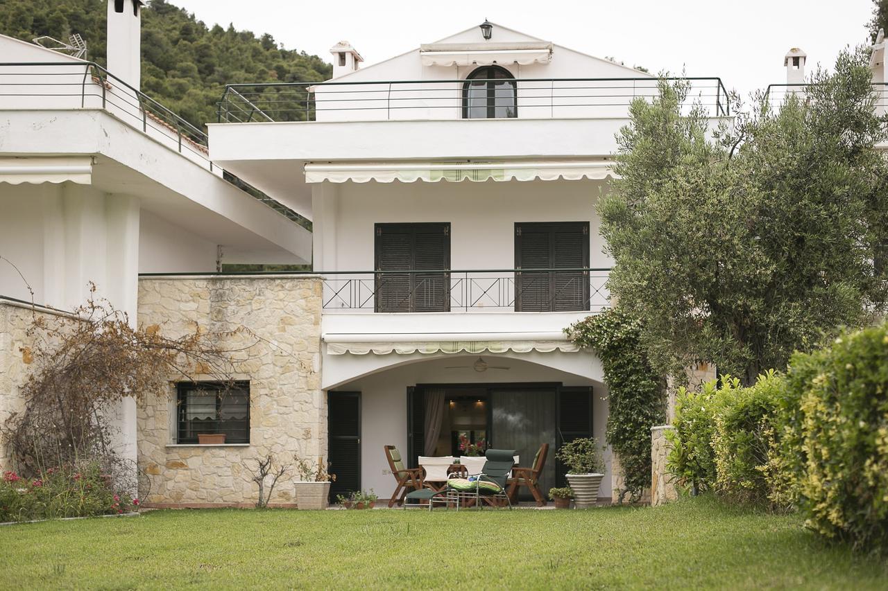 Blue Crab, Beachfront House In Kalandra #Feelslikehome CChanioti Exteriér fotografie